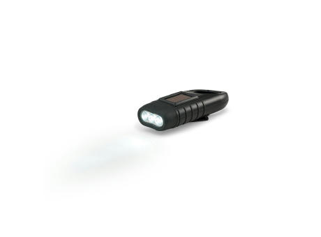 SOLARKY. Linterna compacta de ABS 0'5 W con 3 LED blancos y 90 lúmenes