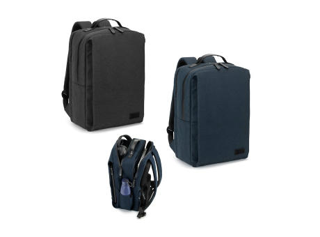 GLASGOW. Mochila para portátil (17") fabricada con poliéster reciclado 600D de alta densidad (20L)