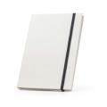 MILKY. Libreta A5 con tapa rígida en papel 100 % reciclado