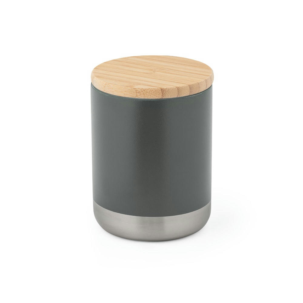 NORRE TUMBLER. Vaso de acero inoxidable (36% reciclado) con pared doble de insolacion 370 mL