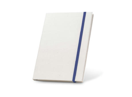 MILKY. Libreta A5 con tapa rígida en papel 100 % reciclado