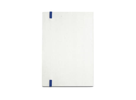 MILKY. Libreta A5 con tapa rígida en papel 100 % reciclado