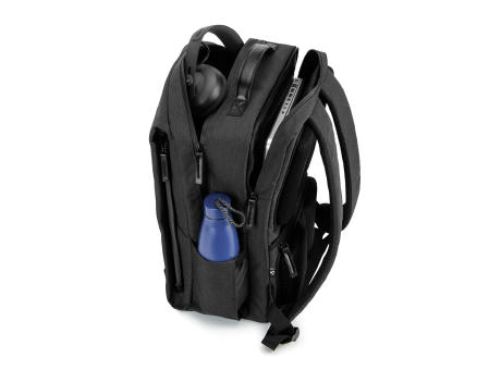 GLASGOW. Mochila para portátil (17") fabricada con poliéster reciclado 600D de alta densidad (20L)