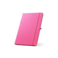 ANNE. Cuaderno A5 en poliéster reciclado (100% rPET) con páginas a rayas