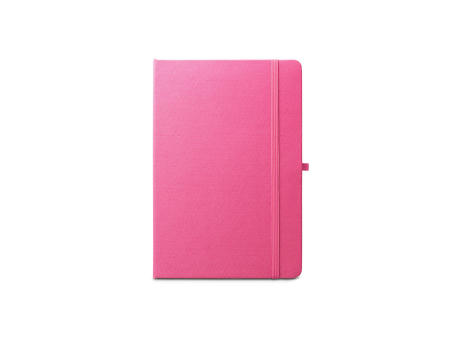 ANNE. Cuaderno A5 en poliéster reciclado (100% rPET) con páginas a rayas