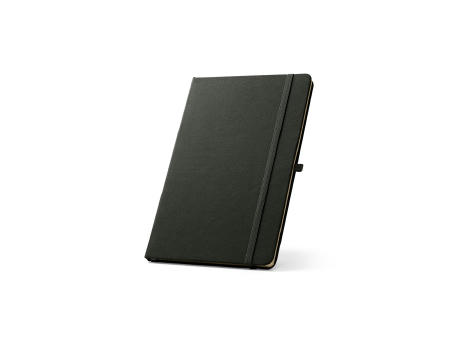 ANNE. Cuaderno A5 en poliéster reciclado (100% rPET) con páginas a rayas