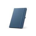 ANNE. Cuaderno A5 en poliéster reciclado (100% rPET) con páginas a rayas