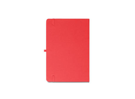 ANNE. Cuaderno A5 en poliéster reciclado (100% rPET) con páginas a rayas