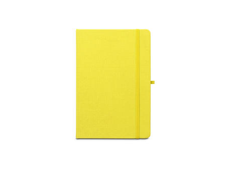 ANNE. Cuaderno A5 en poliéster reciclado (100% rPET) con páginas a rayas