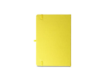 ANNE. Cuaderno A5 en poliéster reciclado (100% rPET) con páginas a rayas