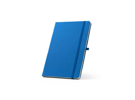 ANNE. Cuaderno A5 en poliéster reciclado (100% rPET) con páginas a rayas