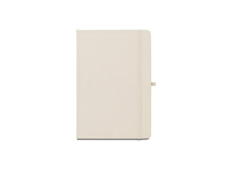 ANNE. Cuaderno A5 en poliéster reciclado (100% rPET) con páginas a rayas
