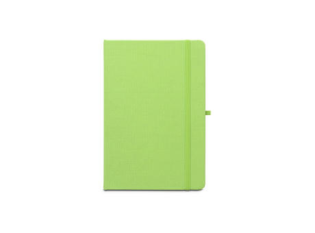 ANNE. Cuaderno A5 en poliéster reciclado (100% rPET) con páginas a rayas
