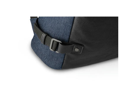 DIVERGENT BACKPACK I. Mochila para portátil de hasta 15.6'' en tejido vaquero y PU