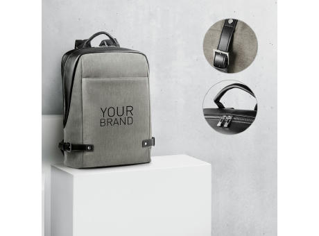 DIVERGENT BACKPACK II. Mochila para portátil de hasta 15.6'' en tela y PU