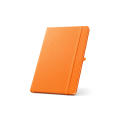 ANNE. Cuaderno A5 en poliéster reciclado (100% rPET) con páginas a rayas