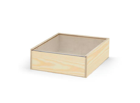 BOXIE CLEAR L. Caja de madera L