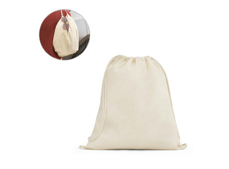 DAHAB. Bolsa tipo mochila 100% algodón (140 g/m²)