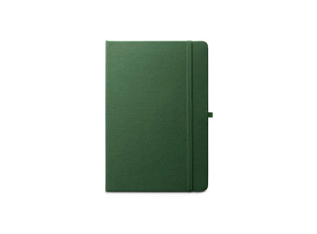 ANNE. Cuaderno A5 en poliéster reciclado (100% rPET) con páginas a rayas