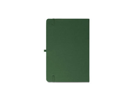 ANNE. Cuaderno A5 en poliéster reciclado (100% rPET) con páginas a rayas
