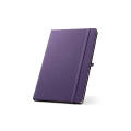 ANNE. Cuaderno A5 en poliéster reciclado (100% rPET) con páginas a rayas