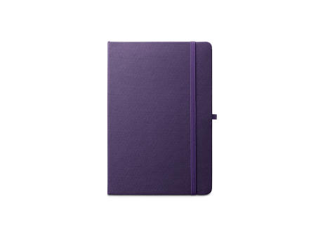 ANNE. Cuaderno A5 en poliéster reciclado (100% rPET) con páginas a rayas