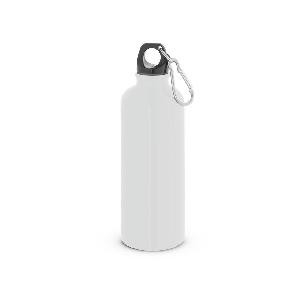KELCE. Botella de acero inoxidable de pared simple con mosquetón de 550 ml
