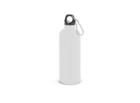 KELCE. Botella de acero inoxidable de pared simple con mosquetón de 550 ml