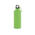 KELCE. Botella de acero inoxidable de pared simple con mosquetón de 550 ml