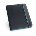 FITZGERALD. Portafolios A4 en PU y microfibra con bloc de páginas rayadas