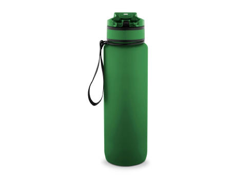 ERIKSSON. Botella fabricada en PET reciclado (100 % rPET), con frases motivadoras y marcas horarias para animarle a beber agua