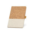 KLEE. Cuaderno A5 de corcho y lino con hojas rayadas