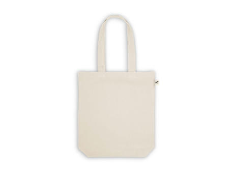GIRONA. Bolsa de algodón (50%), algodón reciclado (30%) y poliéster (20% rPET) (220 g/m²)