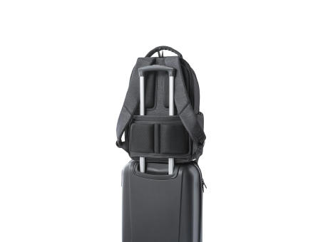 RE-BOSTON. Mochila para portátil de nailon reciclado resistente al agua 2Tone con compartimento 210D