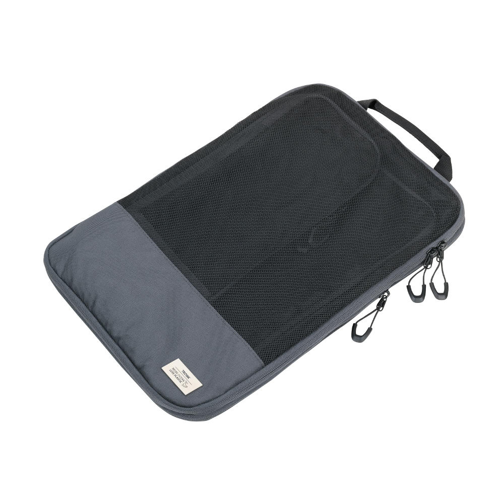 TROIKA Reise-Kompressionstaschen Set BLUE CYCLE PACKING CUBES