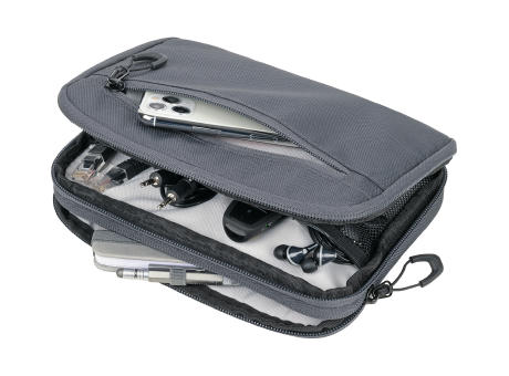 TROIKA Kabeltasche BLUE CYCLE TECH POUCH 2