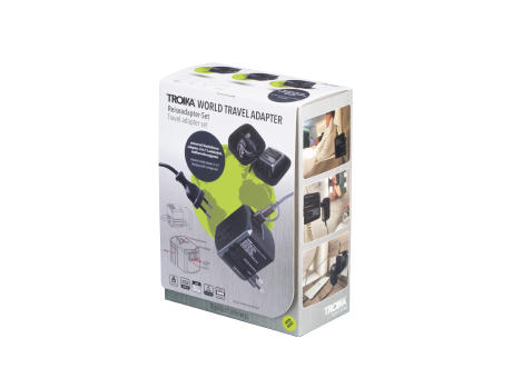 TROIKA Reiseadapter-Set TROIKA WORLD TRAVEL ADAPTER