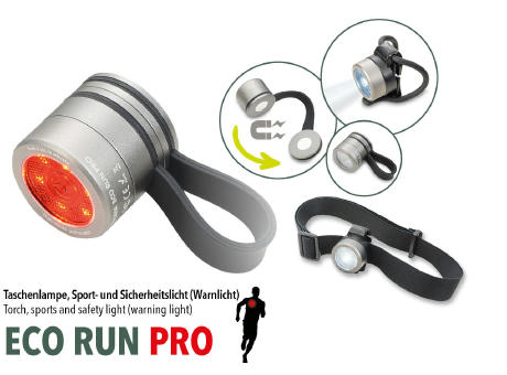 TROIKA Taschenlampe ECO RUN PRO