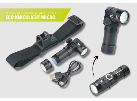 TROIKA Taschenlampe ECO KNICKLICHT MICRO