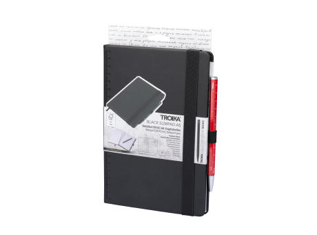 TROIKA Notizblock BLACK SLIMPAD A5