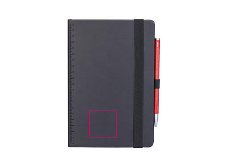 TROIKA Notizblock BLACK SLIMPAD A5