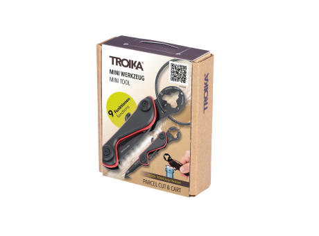TROIKA Mini-Werkzeug PARCEL CUT & CART