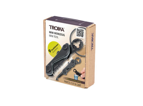 TROIKA Mini-Werkzeug PARCEL CUT & CART