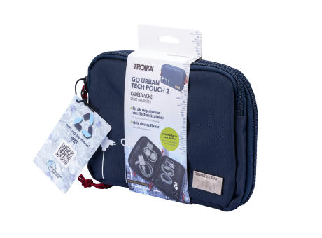 TROIKA Kabeltasche GO URBAN TECH POUCH 2