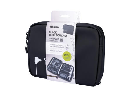 TROIKA Kabeltasche TROIKA BLACK TECH POUCH 2