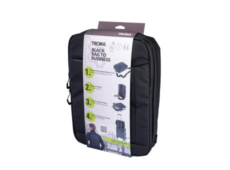 TROIKA Umhängetasche TROIKA BLACK BAG TO BUSINESS