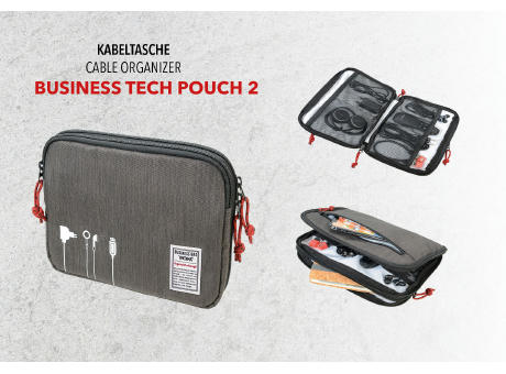 TROIKA Kabeltasche BUSINESS TECH POUCH 2