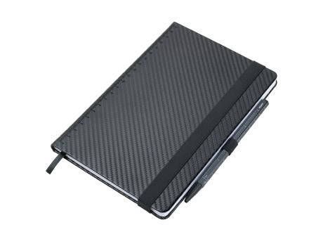 TROIKA Notizblock SLIMPAD A5 CARBON