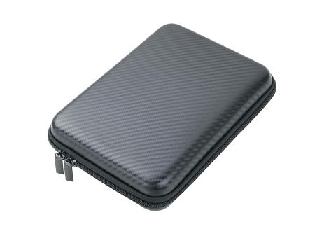TROIKA Organizer-Etui TRAVEL CASE CARBON
