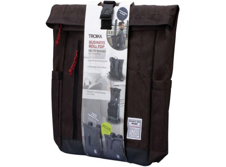 TROIKA Roll Top Rucksack BUSINESS ROLL TOP
